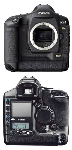 Frente y revés de la Canon EOS-1D Mark III