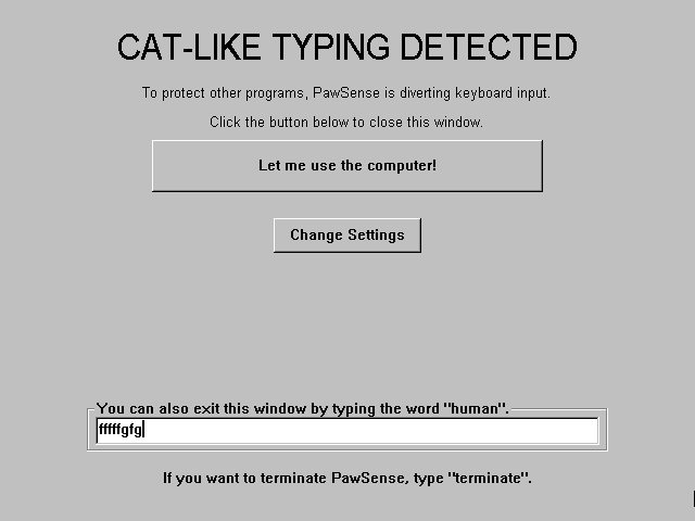 "Cat-Like Typing", lol