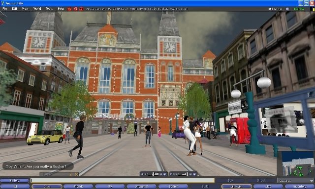 En el juego Second Life algunas estructuras son simuladas a imagen y semejanza de la realidad