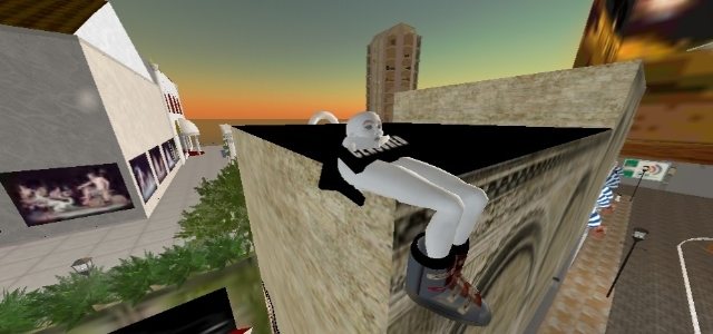 Un fallo en Second Life, claramente visible del lado del programador