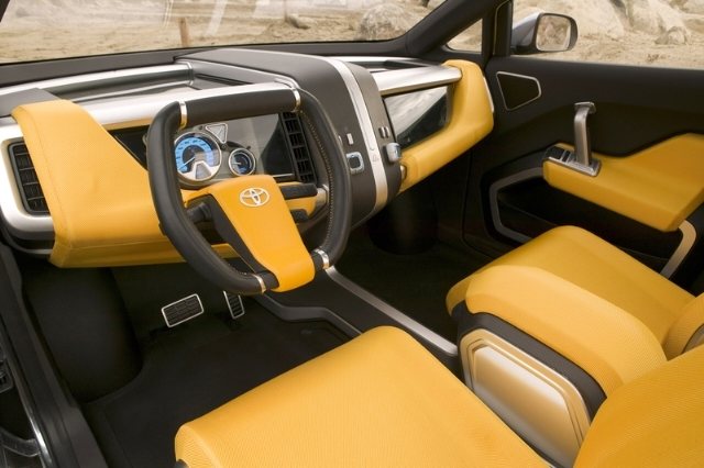 El interior del A-BAT es tan futurista como el exterior