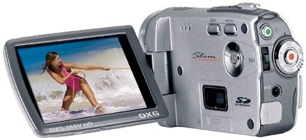 La DXG-566V HD cuenta con pantalla LCD de 3 pulgadas