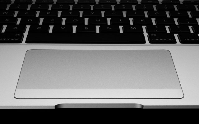 El trackpad de la MacBook Air siente varios puntos de contacto simultáneamente, permitiéndono usar gestos como los del iPod Touch