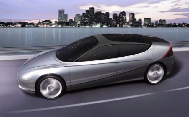 El auto concepto diseñado por Fioravanti, el primero en usar la nueva tecnología