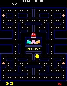El Pac-Man, un clasico de los fichines.