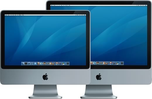 Diferentes colores y tamaños de las nuevas iMac
