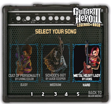 Guitar Hero III Widget