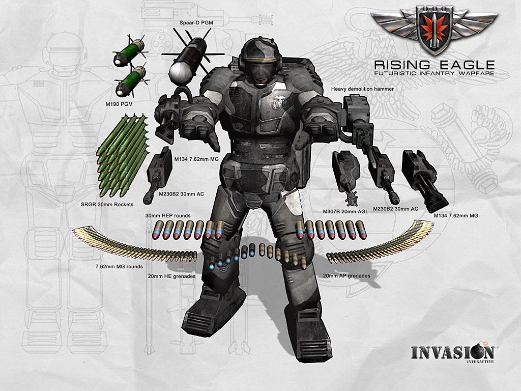 Rising Eagle: Futuristic Infantry Warfare, futurista y divertido