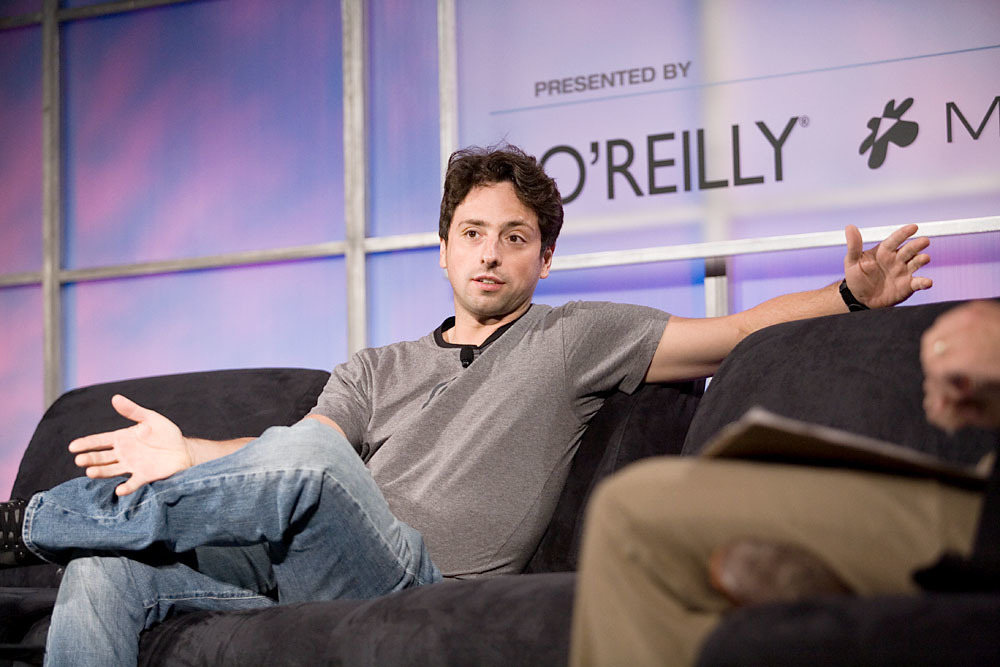 Sergey Brin ha depositado una seña para viajar en 2011.