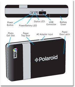 La descripción detallada de la PoGo de Polaroid