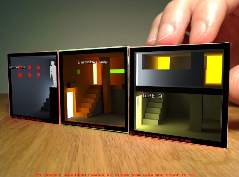 El juego completo, por ahora, consta de tres cubos.