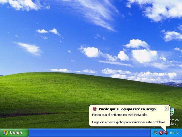 Windows XP recién instalado