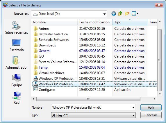 Desfragmentar un archivo es tan fácil como utilizar el Explorador de Windows
