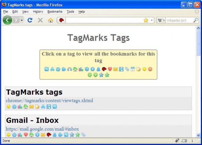 Tagmarks agrega otros íconos para marcar sitios