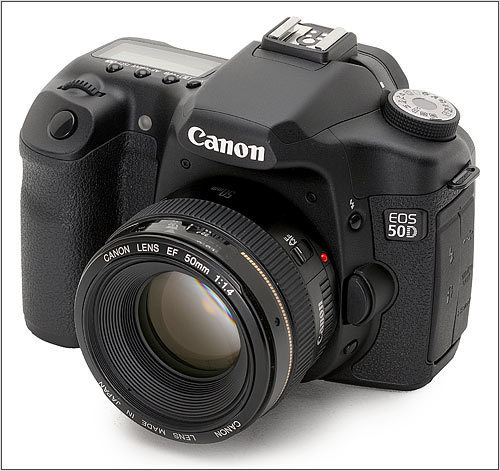 La nueva Canon EOS 50D es casi igual a su antecesora, la 40D