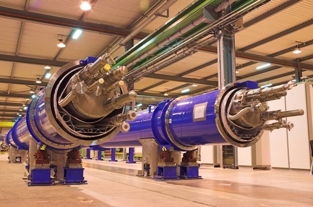 Sección de los más 27Km de tuberías hi-tech del LHC