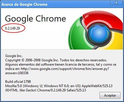 La nueva versión de Chrome se instalará sin que lo notes