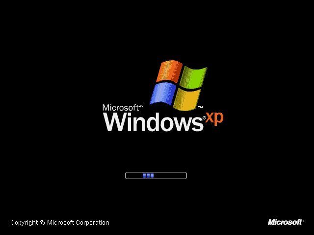 La pantalla de arranque es igual a la de XP