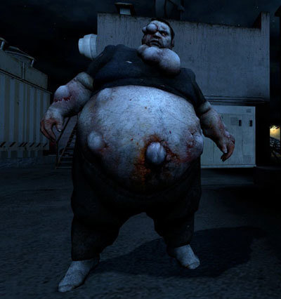 Boomer: Zombi gordo que vomita a los jugadores. El vómito atrae a otros zombis, en manada, y tapa la visión del jugador. Además, si logran matarlo, explota y llena a todo el que esté cerca de esta pestilencia.