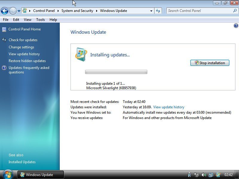 Windows 7 ya tiene actualizaciones en línea