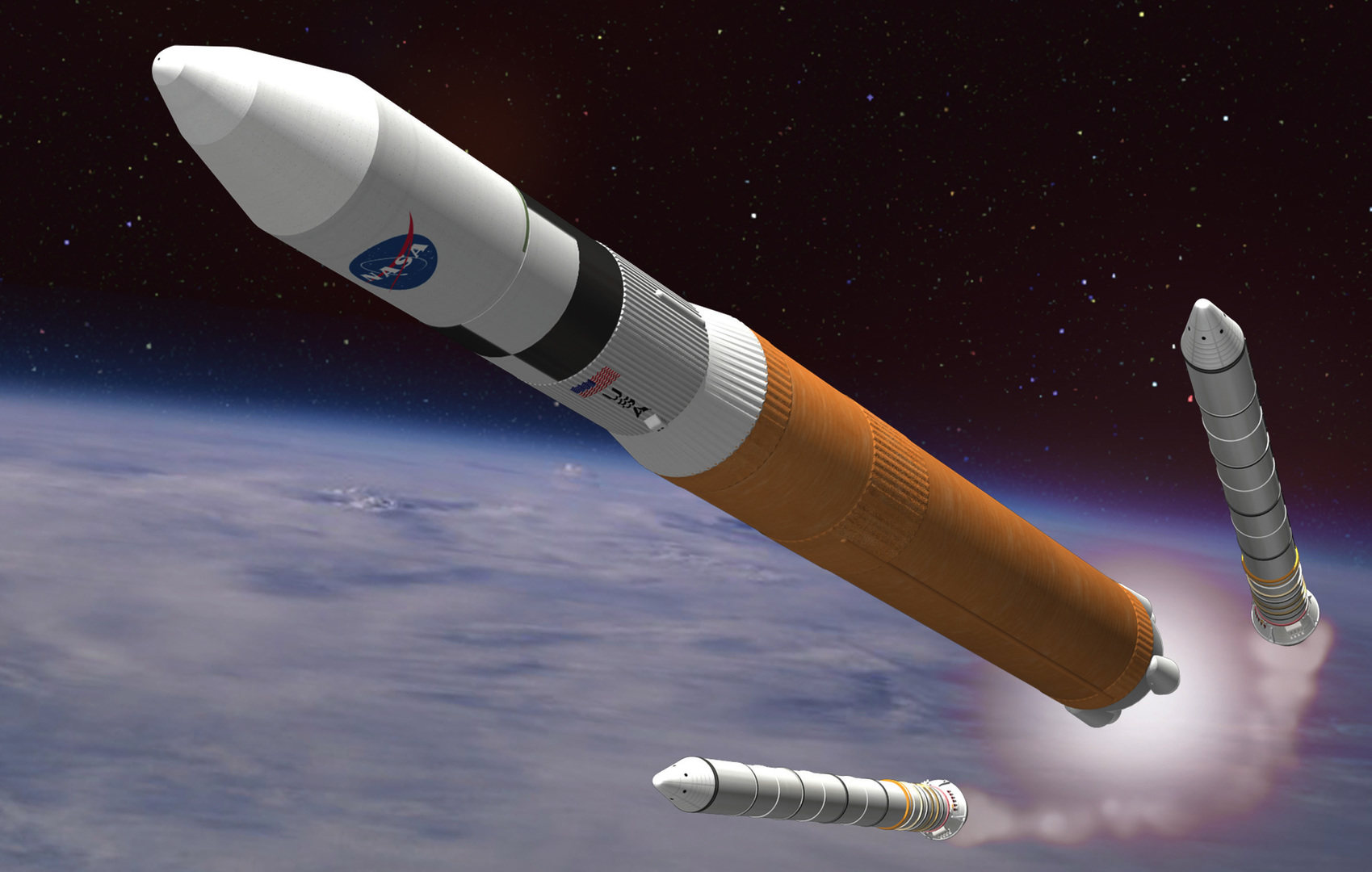 Ares V, encargado de lanzar al espacio los objetos más grandes
