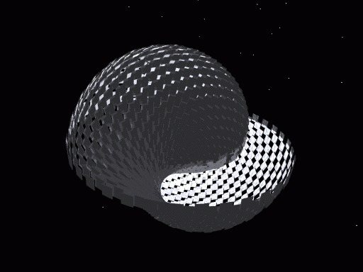La construcción de una esfera asi es posible