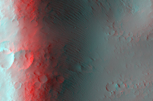 Marte en 3D estereoscópico
