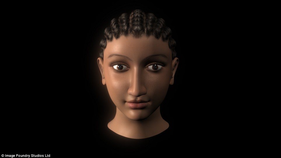 El rostro de Cleopatra en 3D