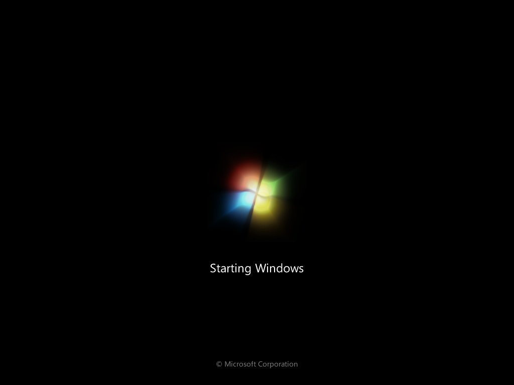 El logo de Windows está animado