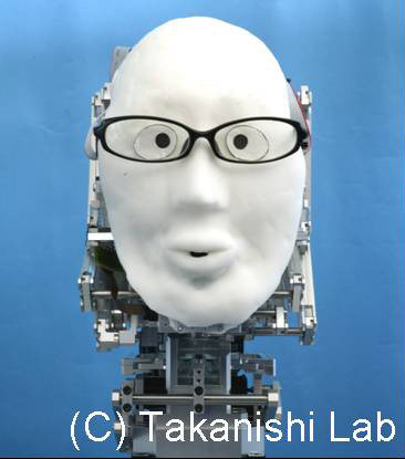 Waseda Talker, con gafas y todo.