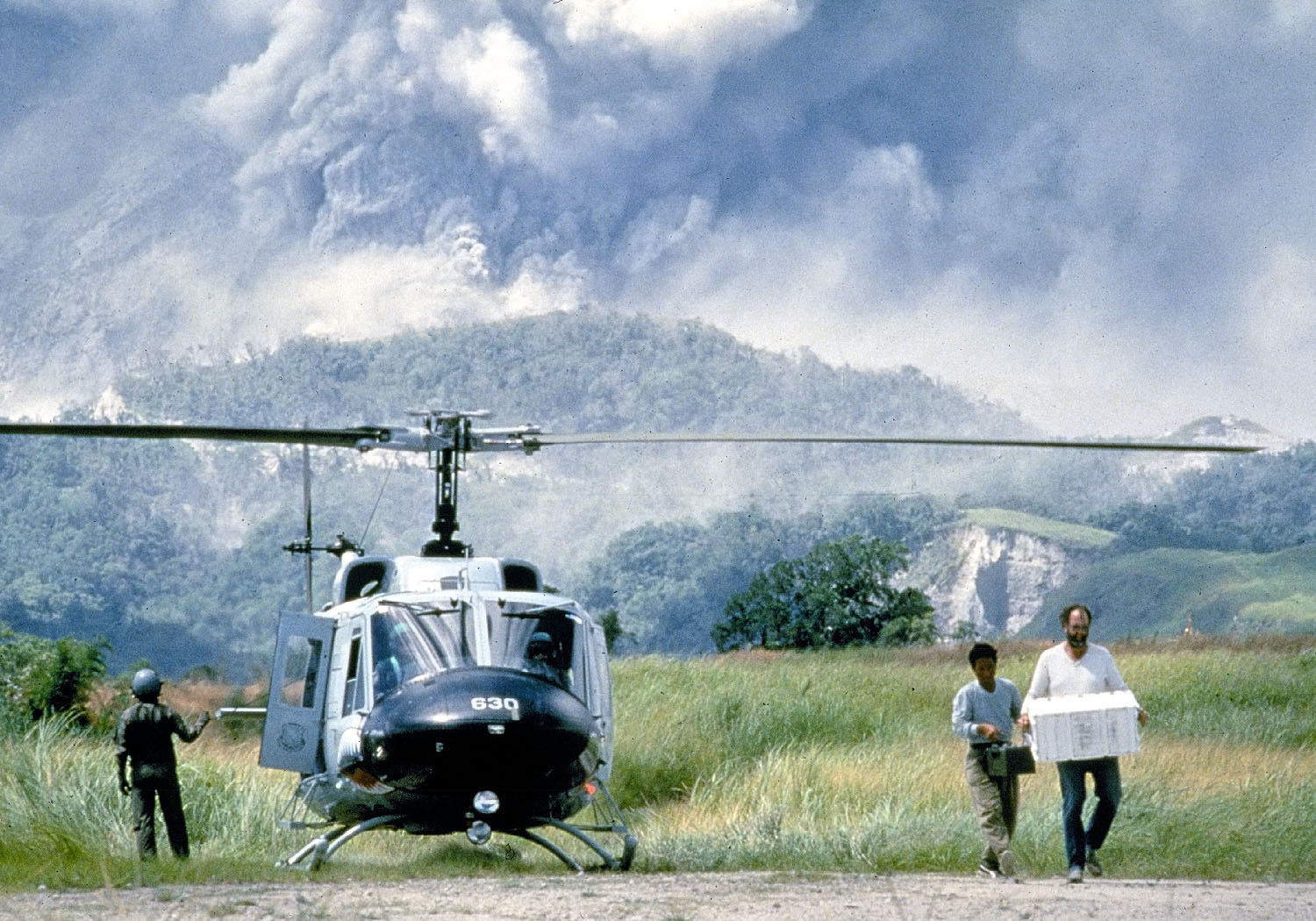 Erupción del volcán Pinatubo, en 1991.
