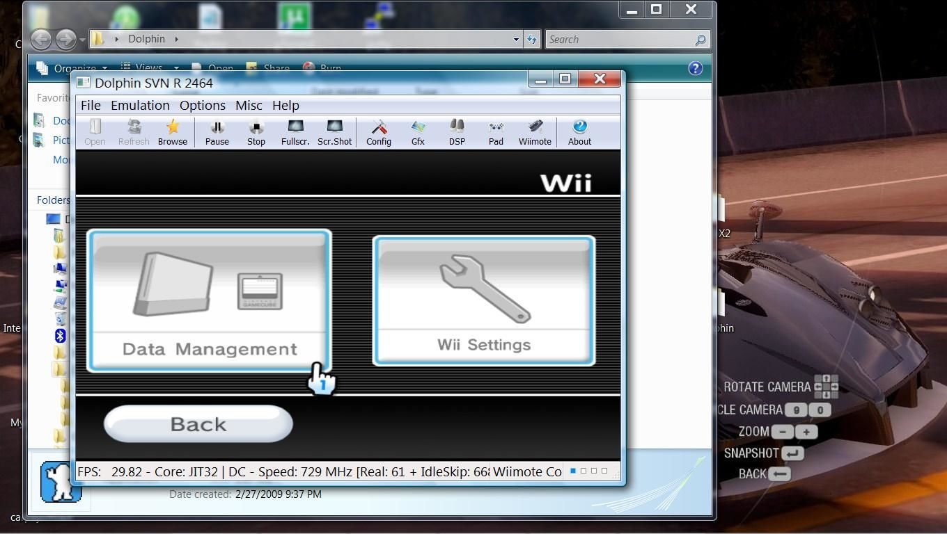Ahora el emulador puede correr el sistema operativo de la Wii