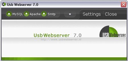 La apariencia del USB Webserver
