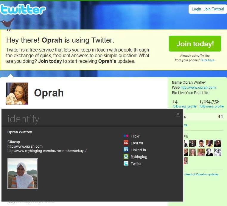 La imagen de Oprah esta comenzando a asustarme.