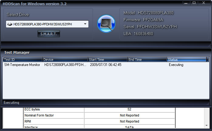 HDDScan puede cubrir algunos de los agujeros en la versión gratuita de HD Tune