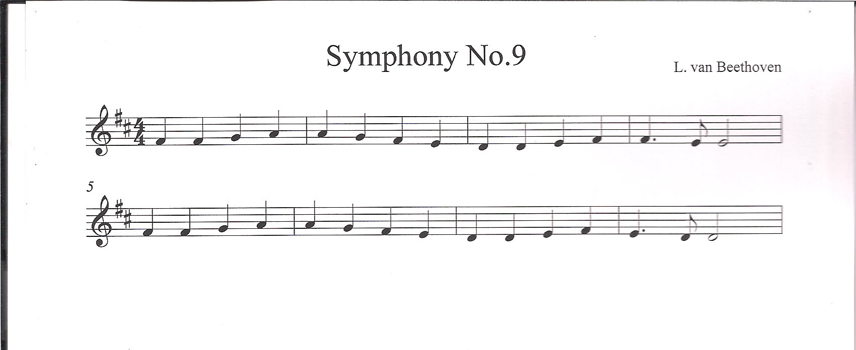 La “Novena Sinfonía”, una de las composiciones más populares de Beethoven.