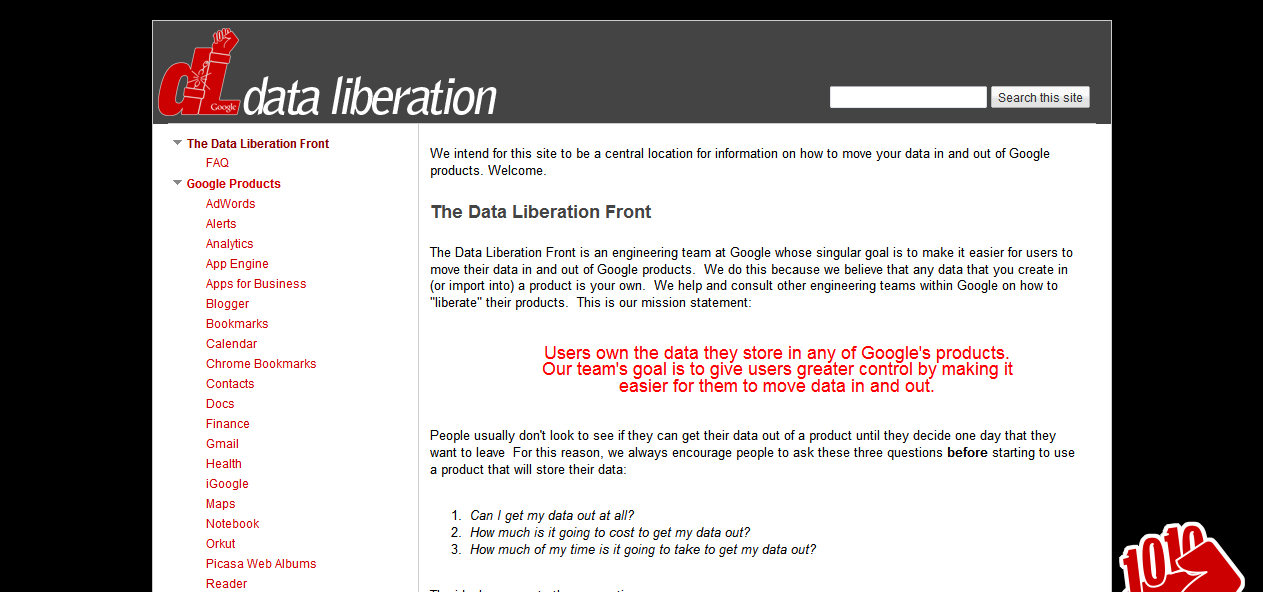 El portal del DLF intenta dejar en claro que la información de los usuarios es una prioridad