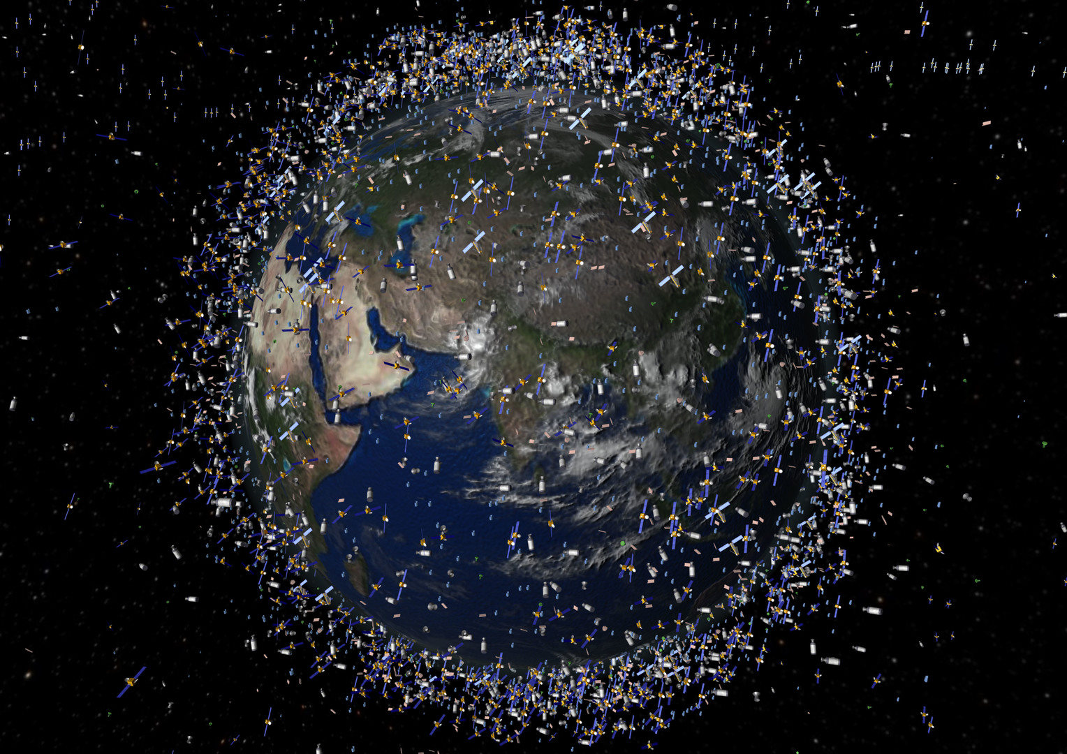 La mayoría de los satélites que llegan al final de su vida siguen alrededor de la Tierra.