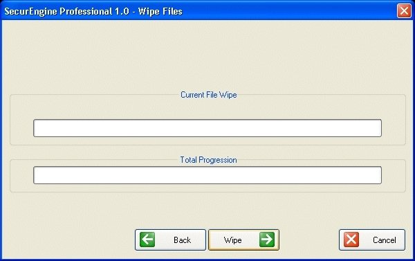 Es posible eliminar definitivamete los archivos utilizados.