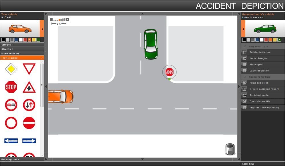 AccidentSketch ofrece todos los gráficos que puedas necesitar.