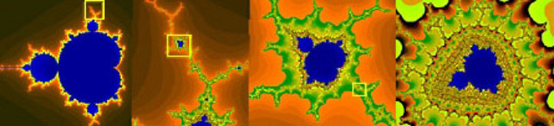 Los fractales del conjunto de Mandelbrot