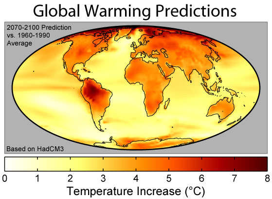 El aumento del contenido de CO2 en la atmósfera se relaciona con el cambio climático.