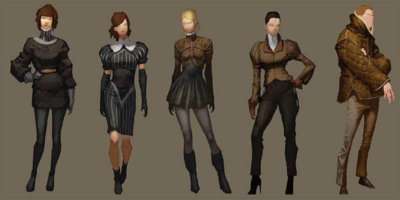 El arte de Deus Ex 3: Renacimiento Futurista.