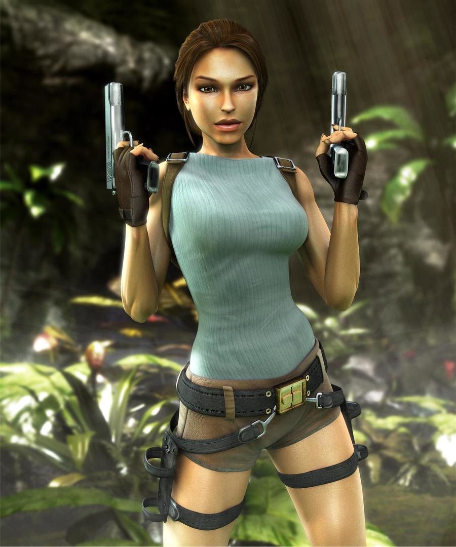 Lara Croft: una mujer de armas tomar.