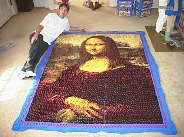 La Mona Lisa en Lego.