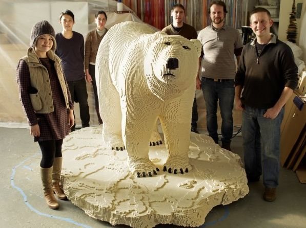 El oso polar y sus creadores.
