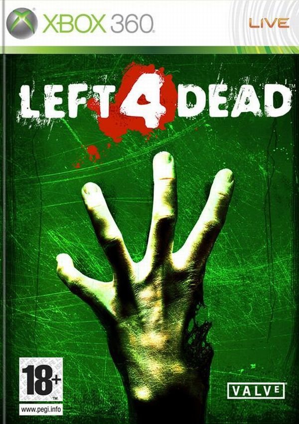 Left 4 Dead: Valve con una simple pero inteligente portada.