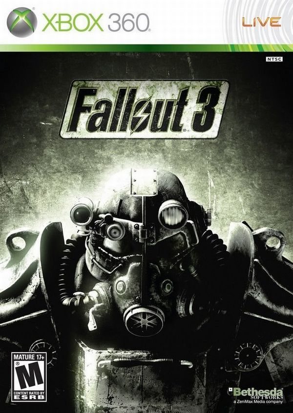 Fallout 3: Bethesda mantuvo la tradición de las portadas de Fallout.