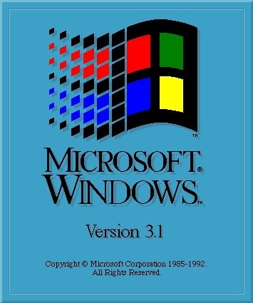 Windows 3.1 y su inolvidable logo de inicio. Algunos han conocido la informática a través de este software.