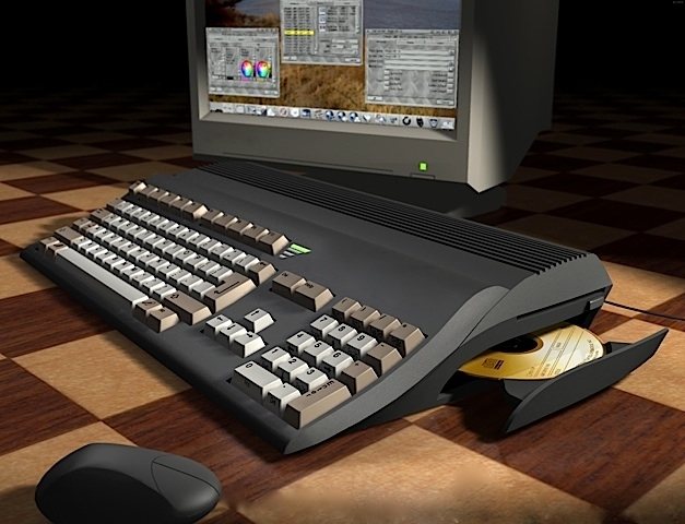 Uno de los conceptos de arte, publicado en el sitio de Commodore USA. El próximo diseño utilizará el chasis de la C64.